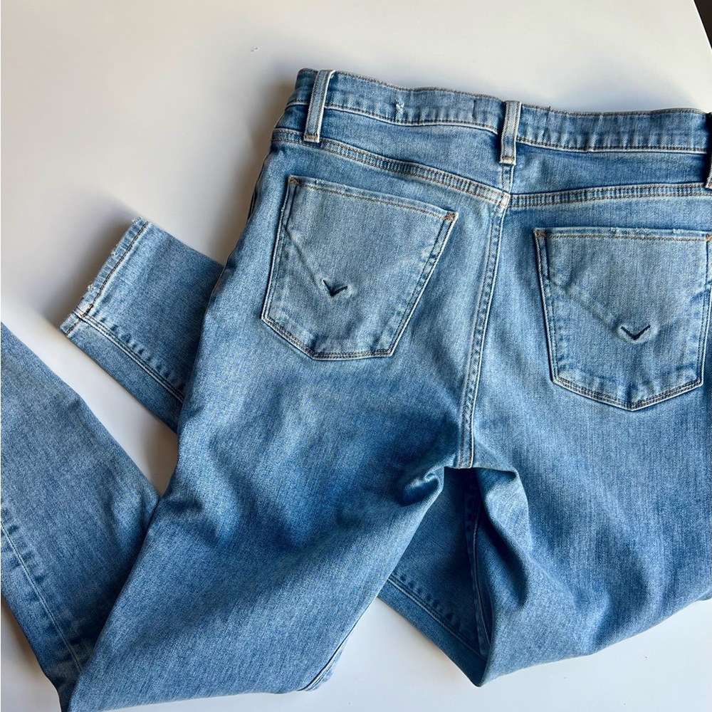 Hudson Light Blue Ripped Skinny Jeans